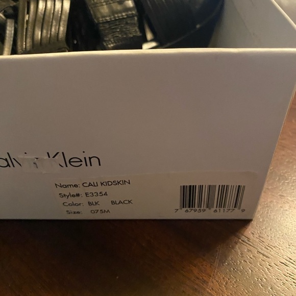 Calvin Klein Black 7.5 Women’s sandals - Picture 5 of 6